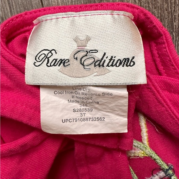 Rare Editions Exotic Bird Ruffle Top and Matching Shorts outfit 3T - Picture 4 of 5